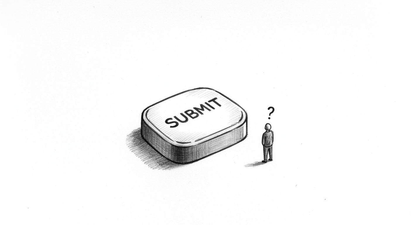 A standalone button floating in an empty white void.